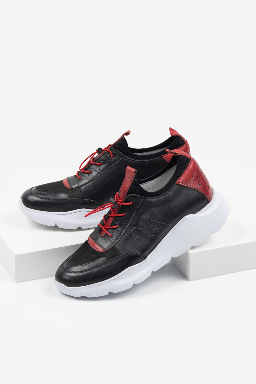 Мъжки спортни обувки в черен цвят-28Спортни мъжки обувки18